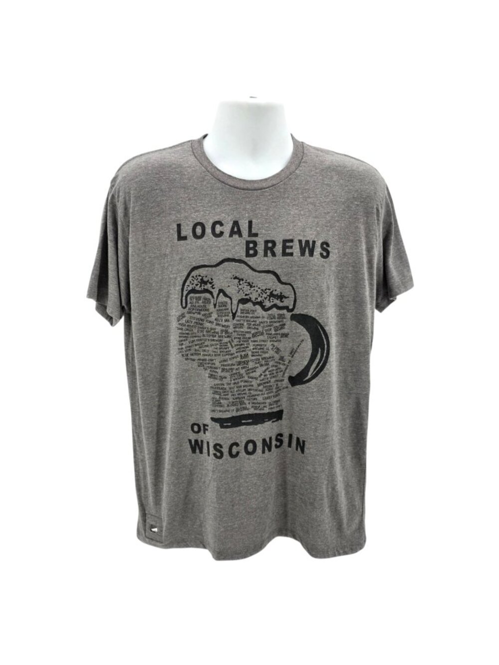 The Pop Top From Brew City Mens XL Shirt Local Beers of Wisconsin Bottle Opener